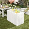 Costway 4 Foot Ice Cooler Folding Table Outdoor Portable Ice Bin Table with Large Sink - 4 of 4
