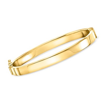Pure Collection by Ross-Simons 18kt Gold Vermeil Large Polished Bangle Bracelet