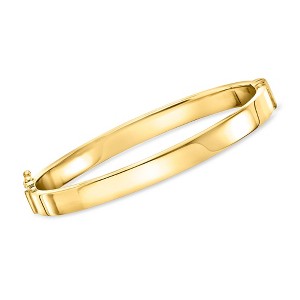Pure Collection by Ross-Simons 18kt Gold Vermeil Large Polished Bangle Bracelet - 1 of 4