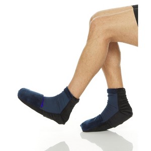 FOMI Hot Cold Therapy Gel Ice Socks | 2 Socks – Blue, Large Size - 1 of 4