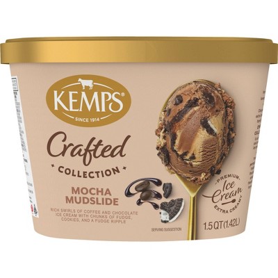 Kemps Crafted Collection Mocha Mudslide Ice Cream - 1.5qt