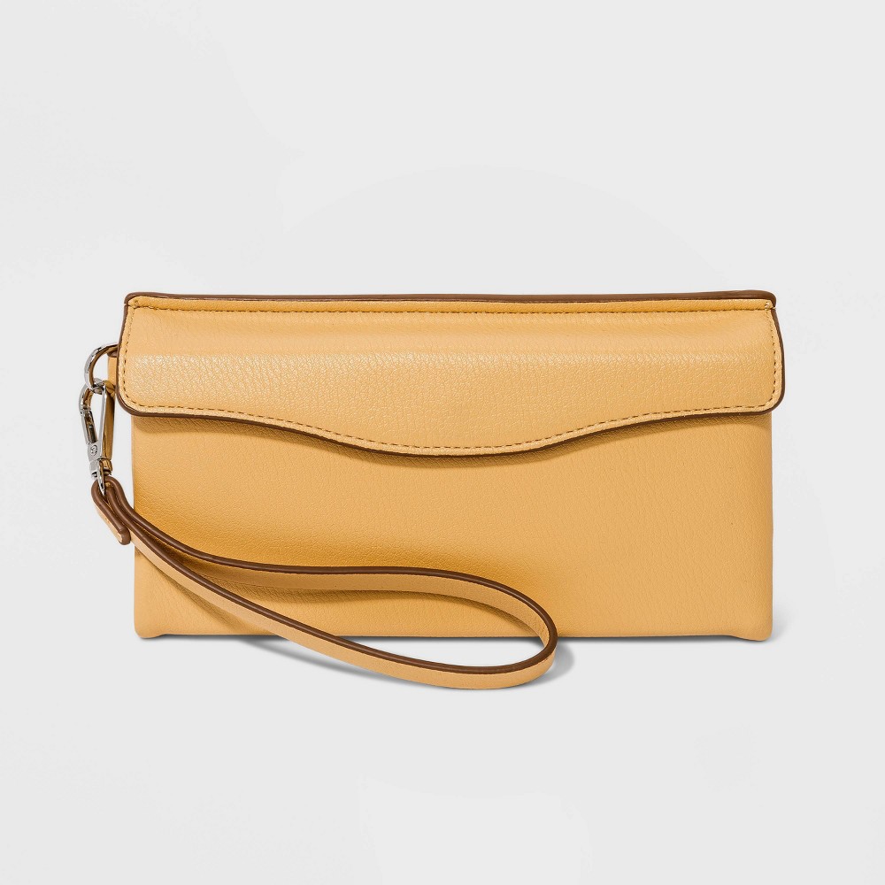 Flap Pouch with Folded Double Interior Wristlet - A New Day