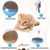 Multi-functional cat scratching board with ball track  with spring and ball, anti-scratch furniture artifacts must-have for cat-owning families Blue - 4 of 4