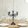 Unique Bargains Home Decor Wedding Birthday Party 5 Arm Metal Candelabra - image 2 of 4