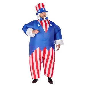Orion Costumes Uncle Sam Inflatable Adult Costume | One Size - 1 of 4