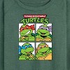 Women's - Teenage Mutant Ninja Turtles - Character Blocks Lightweight French Terry Wide Neck Long Sleeve Shirt - 2 of 4