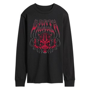 Men's - Star Wars - Darth Maul Heavy Metal Long Sleeve Graphic T-Shirt - 1 of 3