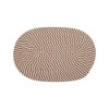 Unique Bargains Trivet Oval Rope Coaster Cotton Non-Woven Fabric 12.6"x8.66"x0.31" - 3 of 3