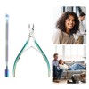 Unique Bargains Stainless Steel Toe Nail Clippers Nipper Pedicure Feet Care Tool Multicolor 1 Set - 2 of 4