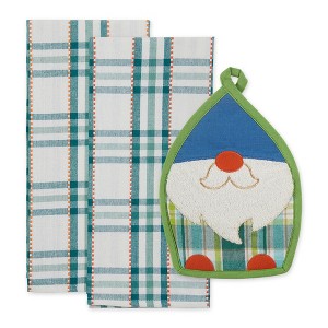 Design Imports Garden Gnome Potholder Gift Set - 1 of 4