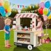 Safstar Kids Snacks & Sweets Food Cart Kids Toy Cart Play Set w/ 30 PCS Accessories - 2 of 4