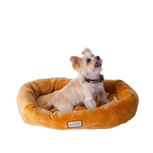 Armarkat Round Pet Bed and Mat, ultra-soft Dog Bed, Brown, Multiple Size Selection - 1 of 4