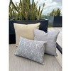Coastal Breeze Indigo Blue 16x16 Indoor Outdoor Pillow - 2 of 4