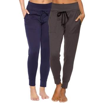 Felina Velvety Super Soft Lightweight Leggings 2-pack - For Women - Yoga  Pants, Workout Clothes (black Wave Black, X-large) : Target