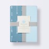 Jersey Fitted Crib Sheet - Blue Arrows and Solid Blue - 2pk - Cloud Island™ - image 4 of 4