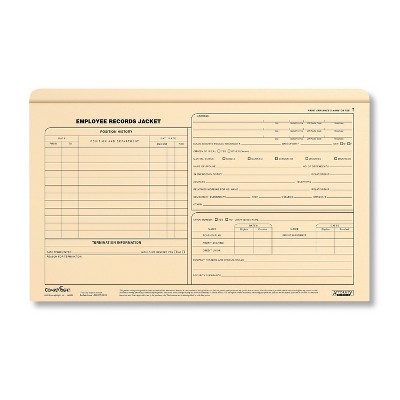 ComplyRight Employee Records Folder Legal Size Pack of 25 (A5009)