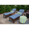 Casual Cushion Solid Sunbrella Fabric 1-Piece Outdoor Chaise Cushion, 22.5"W x 74"L - 2 of 4