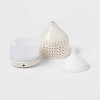 300ml Cutout Ceramic Color Changing Oil Diffuser White - Opalhouse™ - image 3 of 4