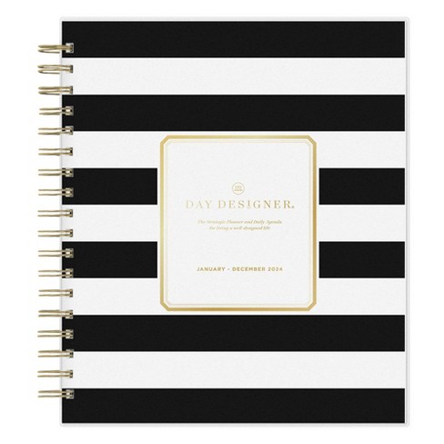 me & my BIG ideas Graph Paper, Black Stripes Planner