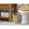 Aoibox Wicker Trash Can, Small Bathroom Waste Basket, Water Hyacinth Wicker Bin for Bathroom, Boho Waste Basket for Bedroom,Home Office,Compact Spaces - 2 of 4