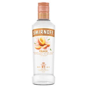 Smirnoff Peach Flavored Vodka - 375ml Bottle - 1 of 4