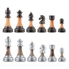 Bobby Fischer Metal & Acrylic Chess Pieces, 3.5 inch king - 2 of 4