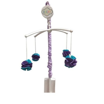 Bacati - Isabella Paisley Aqua/Lilac/Purple Musical Mobile
