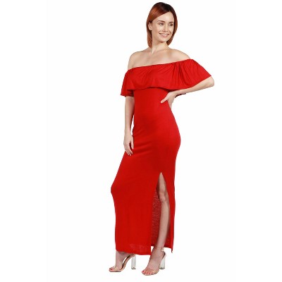Red Maxi Dress Casual : Target