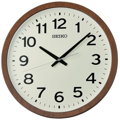 Seiko 16" Ukan Wall Clock - Brown