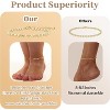 Large Anklets for Women Large Ankle, 14K Real Gold Dainty Anklets for Women Waterproof - 3 of 4