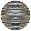 Brown Taupe And Chocolate Striped Washable Indoor Outdoor Area Rug - 4 of 4