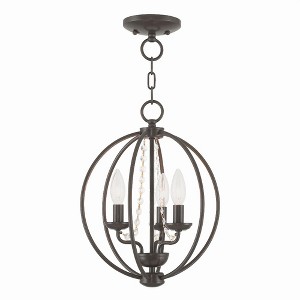 Livex Lighting Arabella 3 - Light Chandelier in  English Bronze - 1 of 2