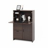 Gulches Desk Cabinet - Fold-up Desktop, Storage Drawer & Shelves, Ideal for Small Spaces, W31.49"xD13.78"xH47.2" - 2 of 4