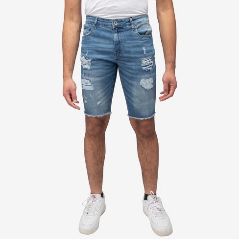 Jean shorts with outlet rips