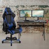 Flash Furniture Gaming Desk and Reclining Gaming Chair Set with Cup Holder, Headphone Hook & 2 Wire Management Holes - 2 of 4