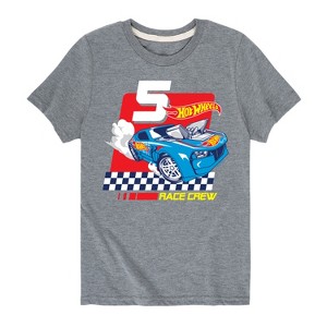 Boys' - Hot Wheels - Race Crew 5 Years Short Sleeve Graphic T-Shirt - 1 of 4
