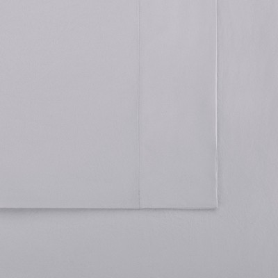 Light Grey Twin Microfiber Cooling Sheet Set with Pillowcase