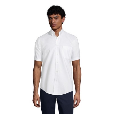 School Uniform Young Men's Short Sleeve Oxford Dress Shirt