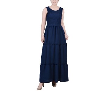 NY Collection Womens Smocked Tiered Maxi Dress - 1 of 1