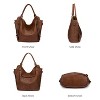 Tote Bag for Women PU Leather Shoulder Bags Fashion Hobo Bags Large Purse and Handbags with Adjustable Shoulder Strap - 3 of 4