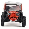 Can-Am Maverick X3 X RS Turbo RR Chalk Gray and Magma Red with Driver Figure 1/32 Diecast Model by BRP Models - 4 of 4