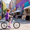INFURNIC Bicycles 20 Inch Kids Bike for Boys and Girls Coaster and V-Brakes Lightweight Steel Frame, White, 55.9"*21.2"*31.5" - 2 of 4
