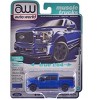 2020 Ford F-150 FX4 Black Appearance Package Pickup Truck Velocity Blue "Muscle Trucks" 1/64 Diecast Model Cars by Auto World - 4 of 4
