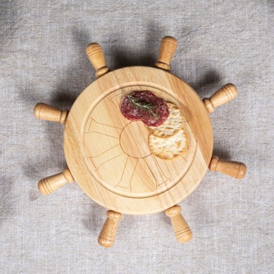 Toscana Mariner Lazy Susan Cheese Cutting Board and Tools Set