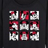 Women's - Disney - Minnie Grid Lightweight French Terry Wide Neck Long Sleeve Shirt - 2 of 4