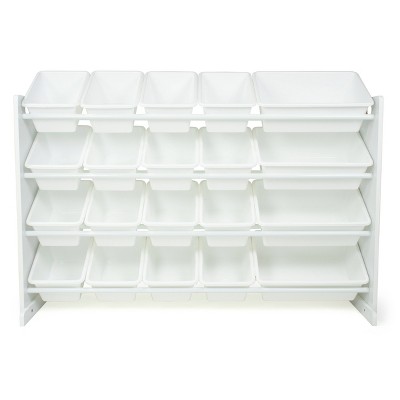 Cambridge Extra Large Kids' Toy Storage Organizer With 20 Storage Bins  White - Humble Crew : Target