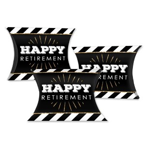 Big Dot of Happiness Happy Retirement - Favor Gift Boxes - Retirement Party Petite Pillow Boxes - Set of 20 - 1 of 4