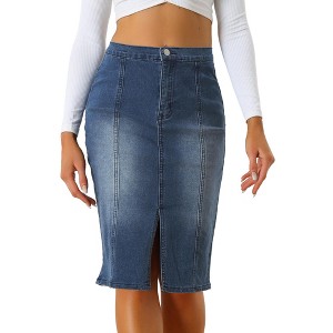 High waist a line womens skirt 4868