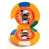 Slickblue 14-Gram Poker Chips 25-Pack, King's Casino Design, Four-Tone Color, Floral Edge Mold, $0.25-$10K - 3 of 3
