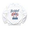 Simply Sage Market Women's Graphic Sweatshirt Baseball Mom Checkered - 2 of 4